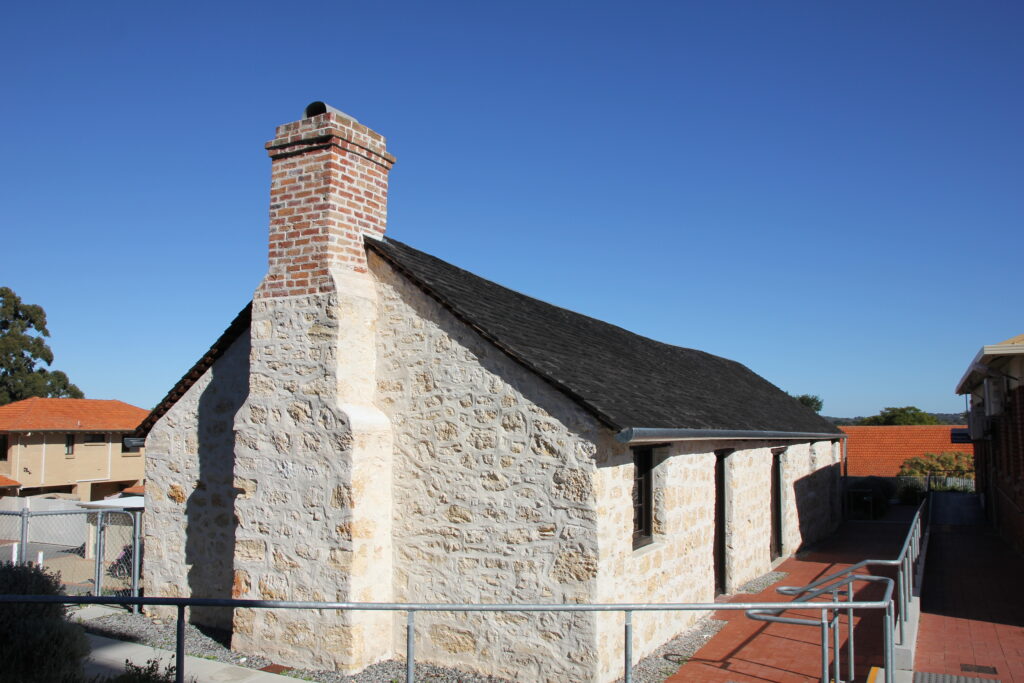 A photo of the stables after restoration 