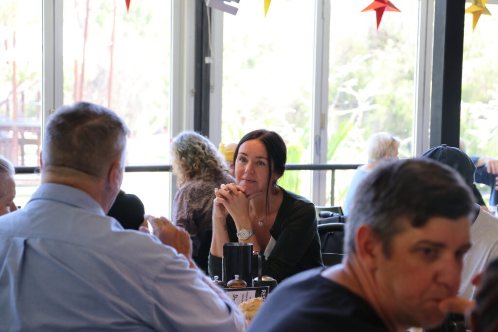 MercyCare staff chatting with participant